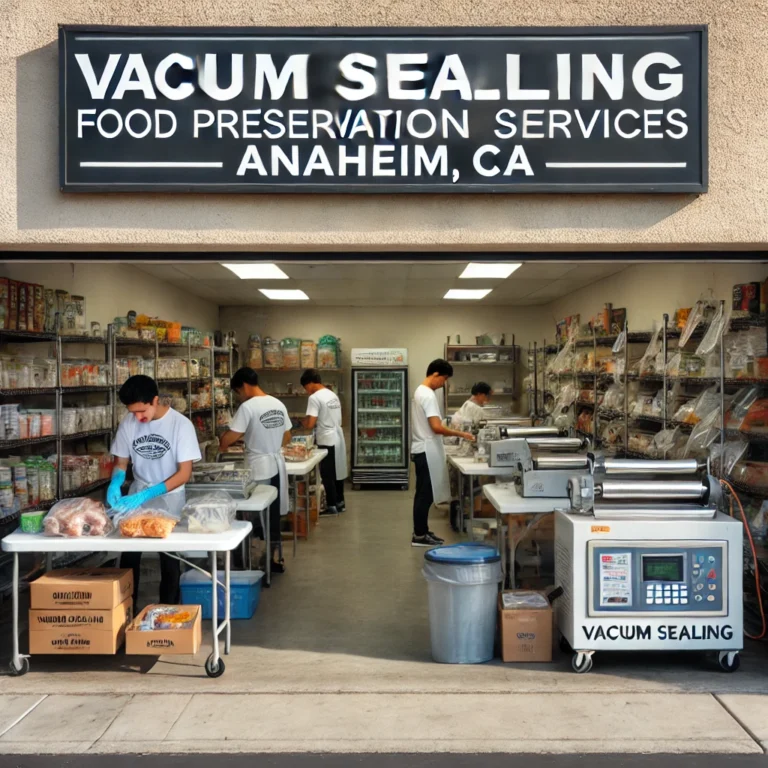 a business that will vacuum seal food in anaheim ca